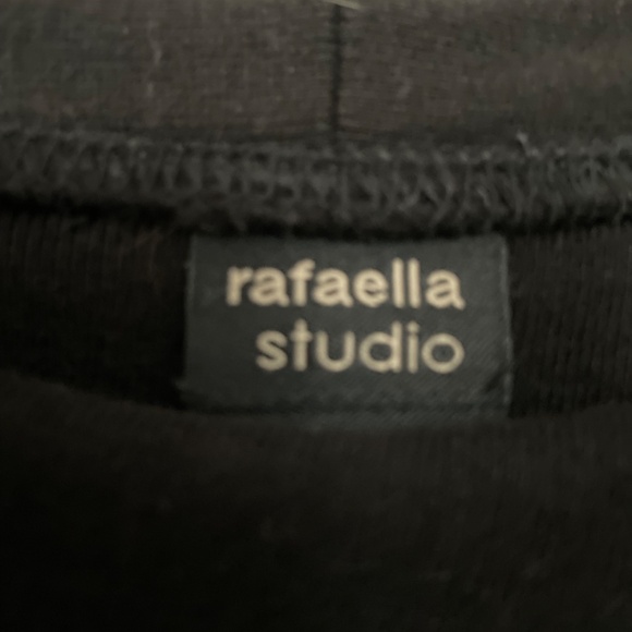 PRICE DROP! Black Knit Sweater with Beaded Collar - Picture 4 of 5